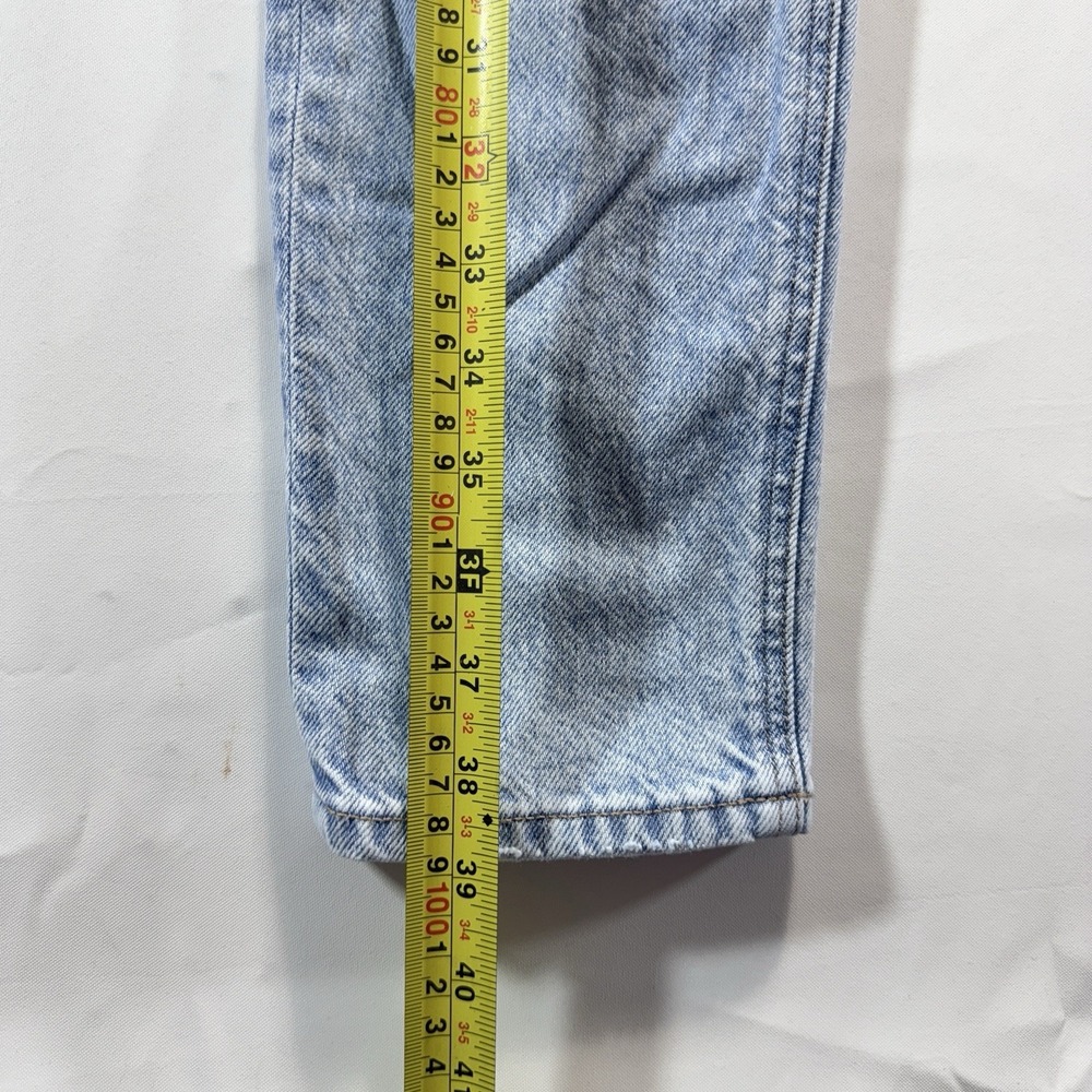 American Eagle Mom Jeans Stretch Light Wash Tapered Women's Size 0 - Picture 8 of 15